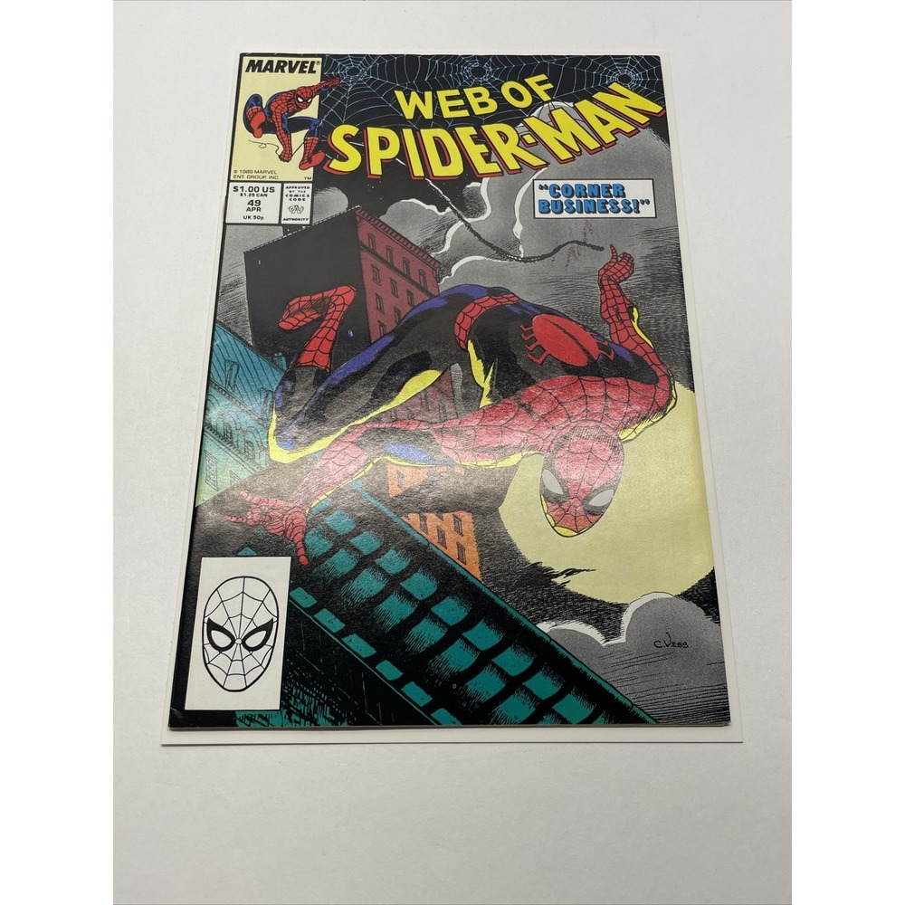 MARVEL WEB OF SPIDER-MAN 49 APR COMIC BOOK - Picture 2 of 11